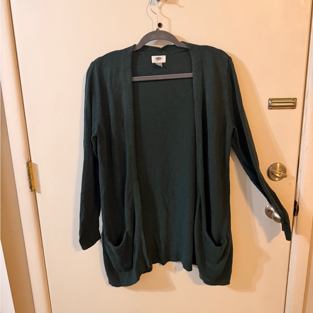 Old Navy Women's Forest Green Cardigan